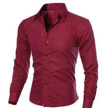 Load image into Gallery viewer, Brand-clothing Cotton Mens Clothing Solid Soft Men Shirt Long Sleeve Mens Shirts Casual Slim Fit Shirts