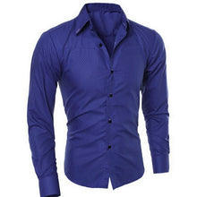 Load image into Gallery viewer, Brand-clothing Cotton Mens Clothing Solid Soft Men Shirt Long Sleeve Mens Shirts Casual Slim Fit Shirts