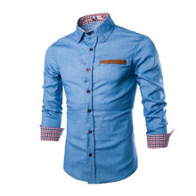Load image into Gallery viewer, New Arrival Men's Shirts Solid Slim Fit Long Sleeved High Quality
